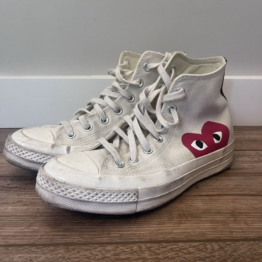 Converse Comme des Garçons CDG x Chuck Taylor All Star Hi Women's 7.5 Sneakers - Picture 2 of 7